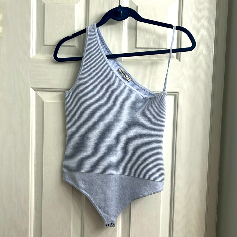 Abercrombie & Fitch Asymmetrical Ribbed Bodysuit - NWOT